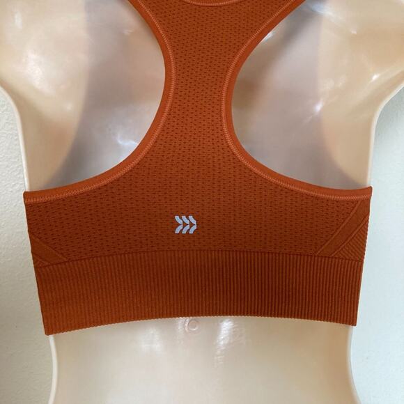 All in Motion Sports Bra XS Medium Support Seamless Copper Moisture Wicking - Picture 4 of 4